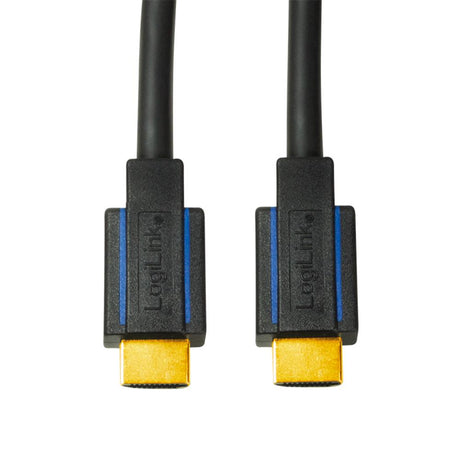 LogiLink HDMI-Kabel, A/M zu A/M, 4K/60 Hz, schwarz/blau, 7,5 m