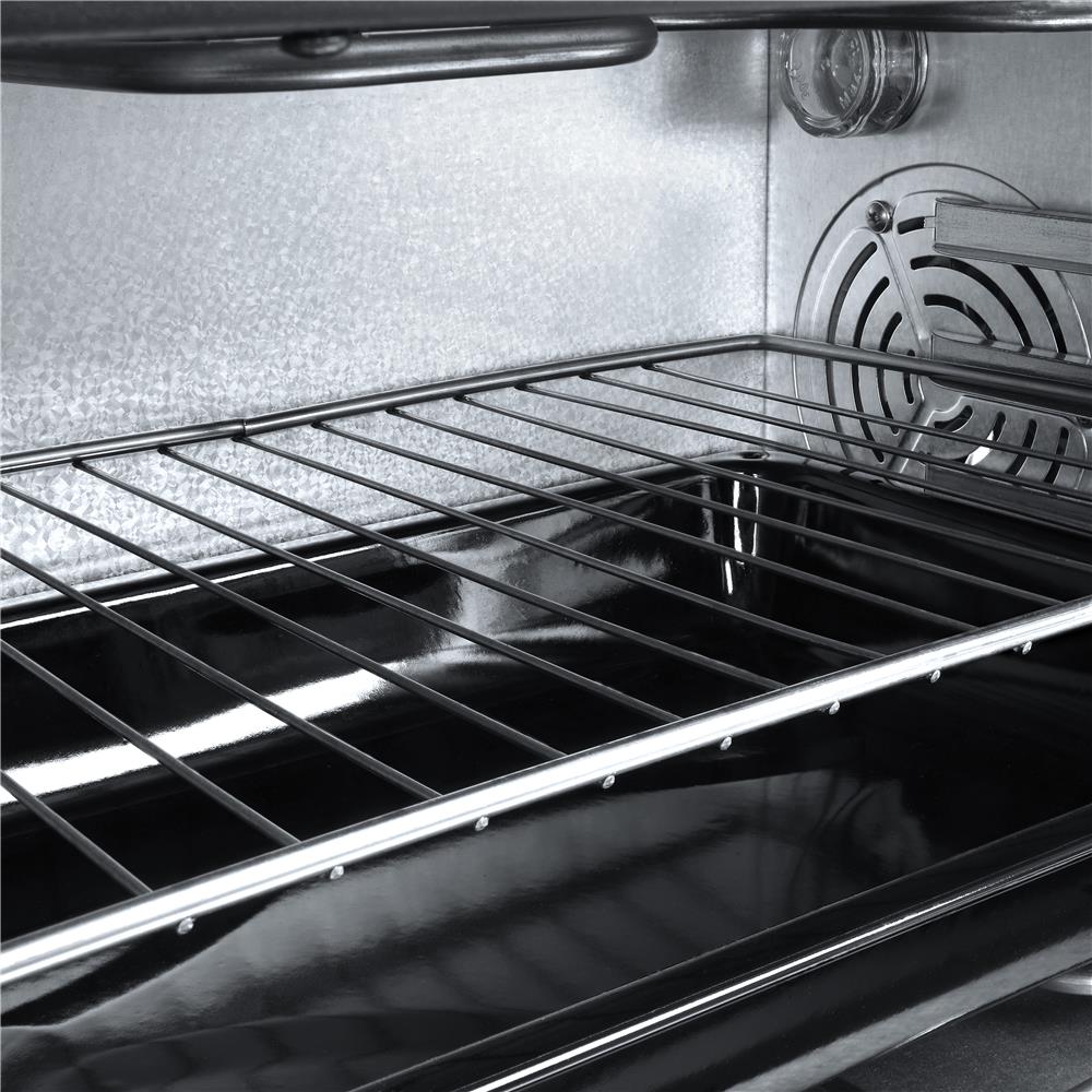 Adler AD 6023 Mini Backofen 26 L mit Umluft Timer und Backblech Schwarz