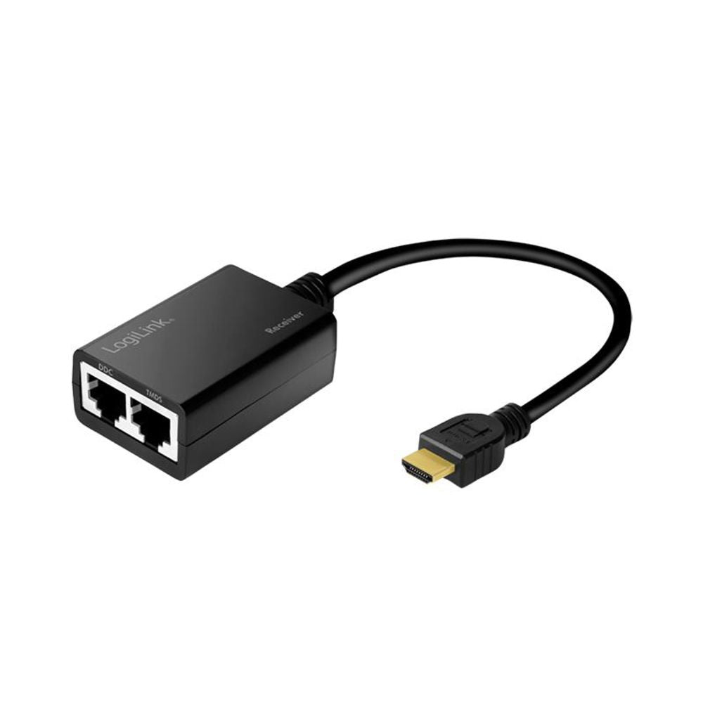 LogiLink HDMI-Extender-Set über LAN 30 m 1080p/60 Hz Pigtail 0,3 m