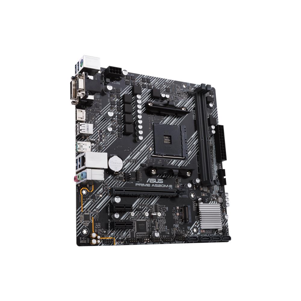 ASUS Prime A520M-E Mainboard Sockel AM4 Ryzen micro-ATX M.2 1Gbit/s-Ethernet SATA 6Gbit/s USB 3.2