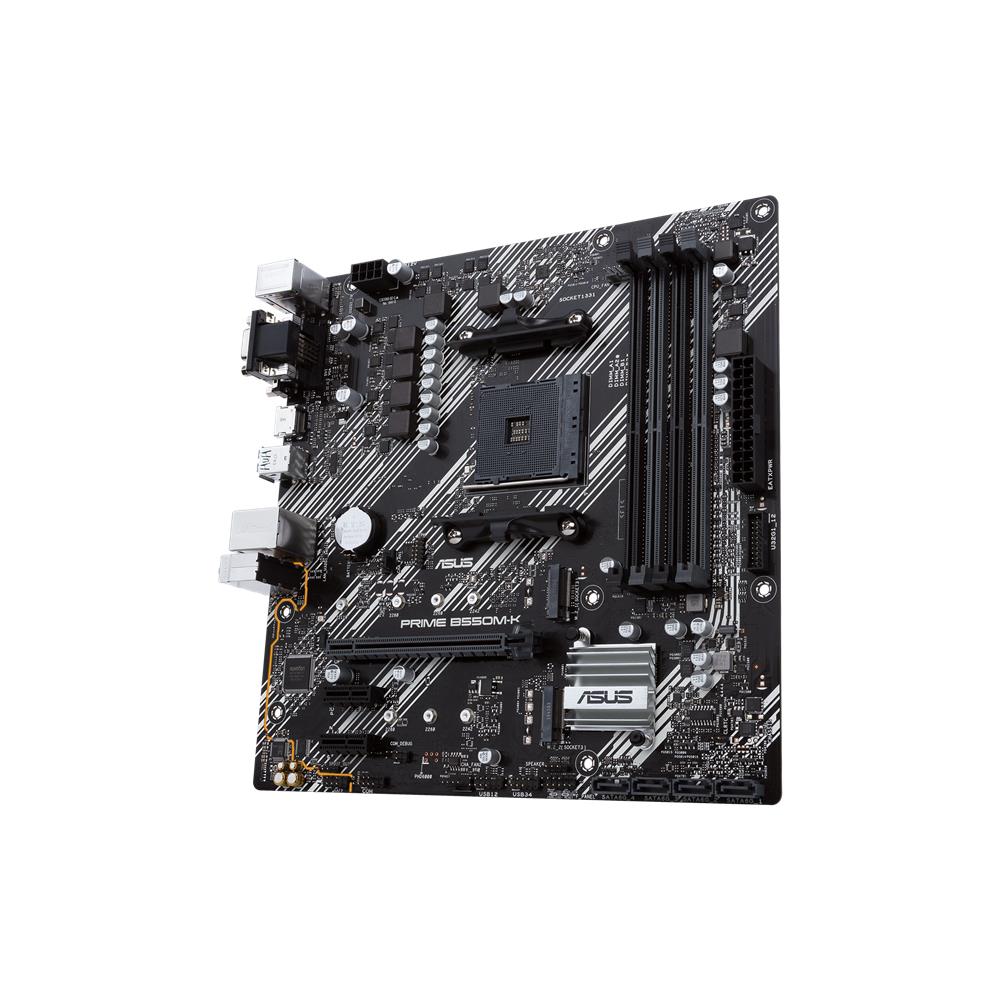 ASUS Prime B550M-K Gaming Mainboard Sockel AM4 micro ATX Ryzen PCIe 4.0 M.2 SATA USB