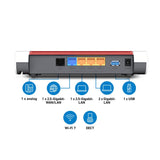 FRITZ!Box 4630 - WLAN-Router für ein schnelles Heimnetz mit Multi-Gigabit-WAN und Wi-Fi 7