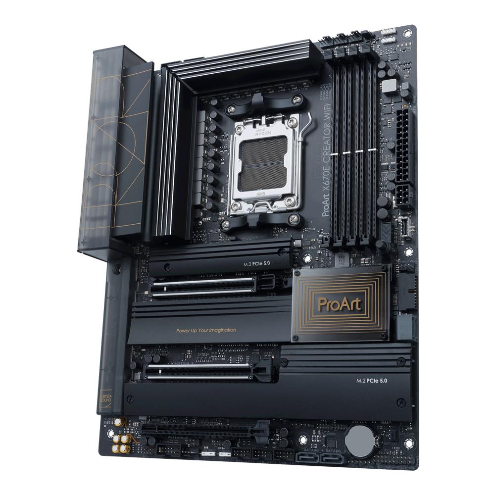 ASUS ProArt X670E-CREATOR WIFI Mainboard Sockel AMD AM5 (Ryzen 7000, ATX, PCIe 5.0, DDR5, USB 4)