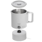 Adler AD 1388g Reisewasserkocher 0,8L kompakt leicht klappbarer Griff Grau Camping