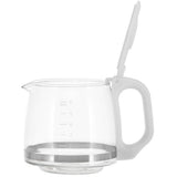 Adler AD 4381 Filterkaffeemaschine, kompakte Kaffeemaschine für gemahlenen Kaffee, 0,6 l Glaskanne, Warmhaltefunktion, Tropfstopp, 600 W, Weiß
