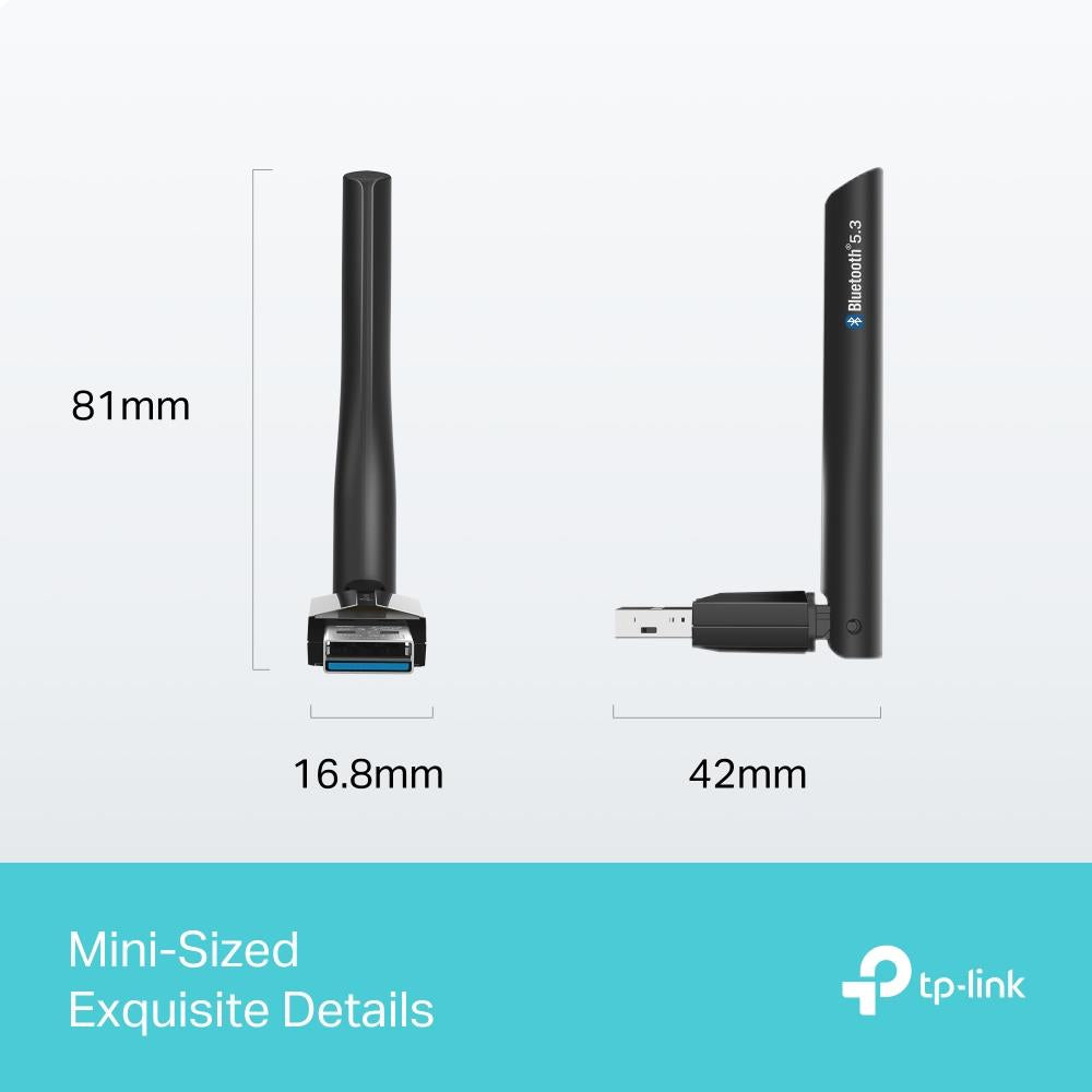 TP-Link UB500 Plus Bluetooth 5.3 USB Adapter Langstrecke Antenne PC Laptop
