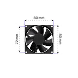 ENDORFY Zephyr 80 PC Gehäuselüfter 80mm
