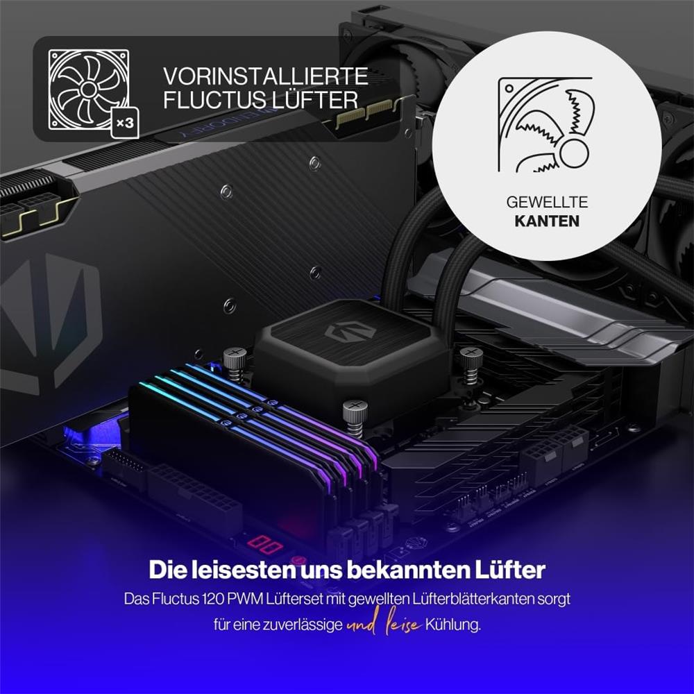 ENDORFY Navis F360 AiO-Wasserkühlung, 360mm Radiator, PWM-Pumpe | EY3B003