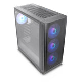 Silentware Air 1000 Black – ATX Midi Tower mit Mesh-Front, Glas-Seitenfenster & 4 A-RGB Lüftern