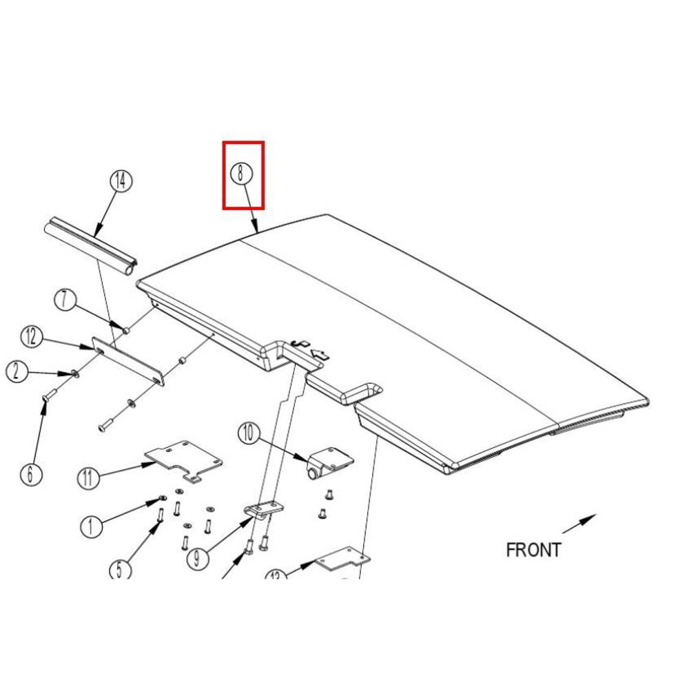 Nilfisk Original 56509404 Cover Engine Rear Heckmotorabdeckung