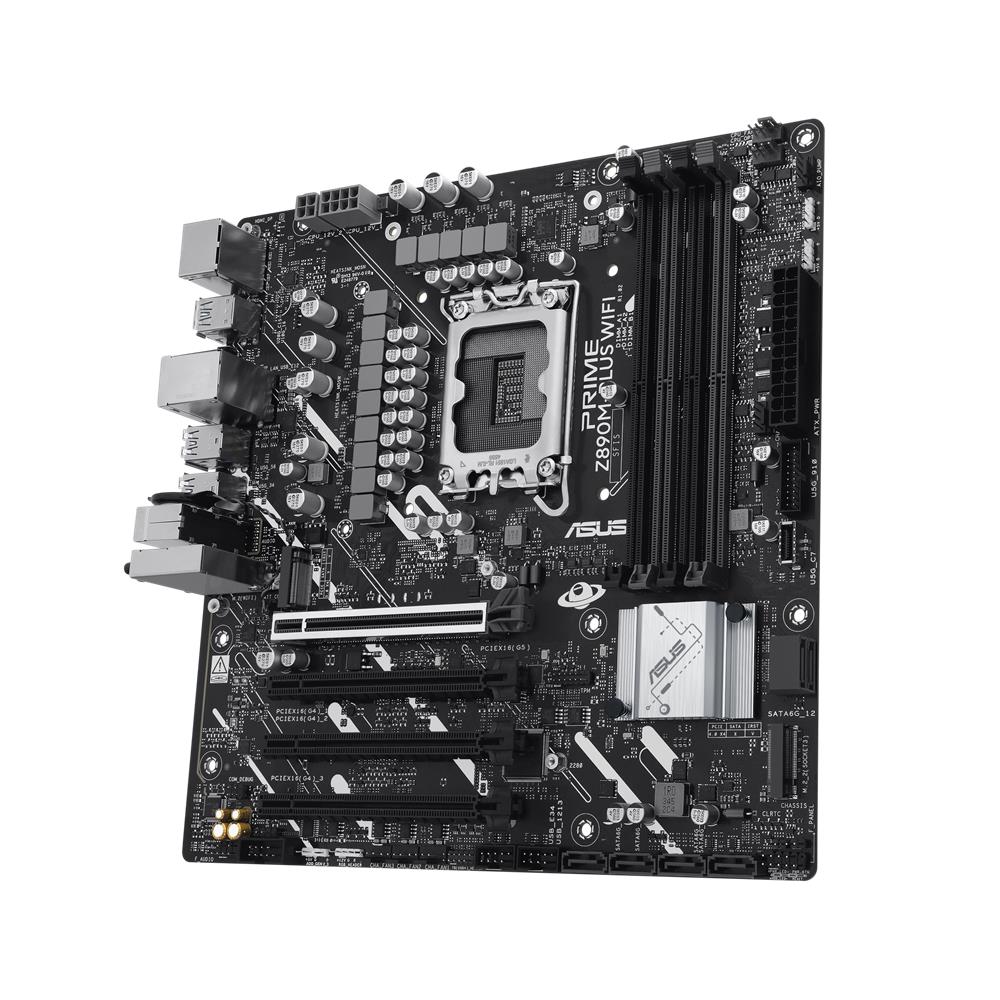 ASUS PRIME Z890M-PLUS WIFI Gaming Mainboard LGA 1851 mATX DDR5 PCIe 5.0 WiFi 7
