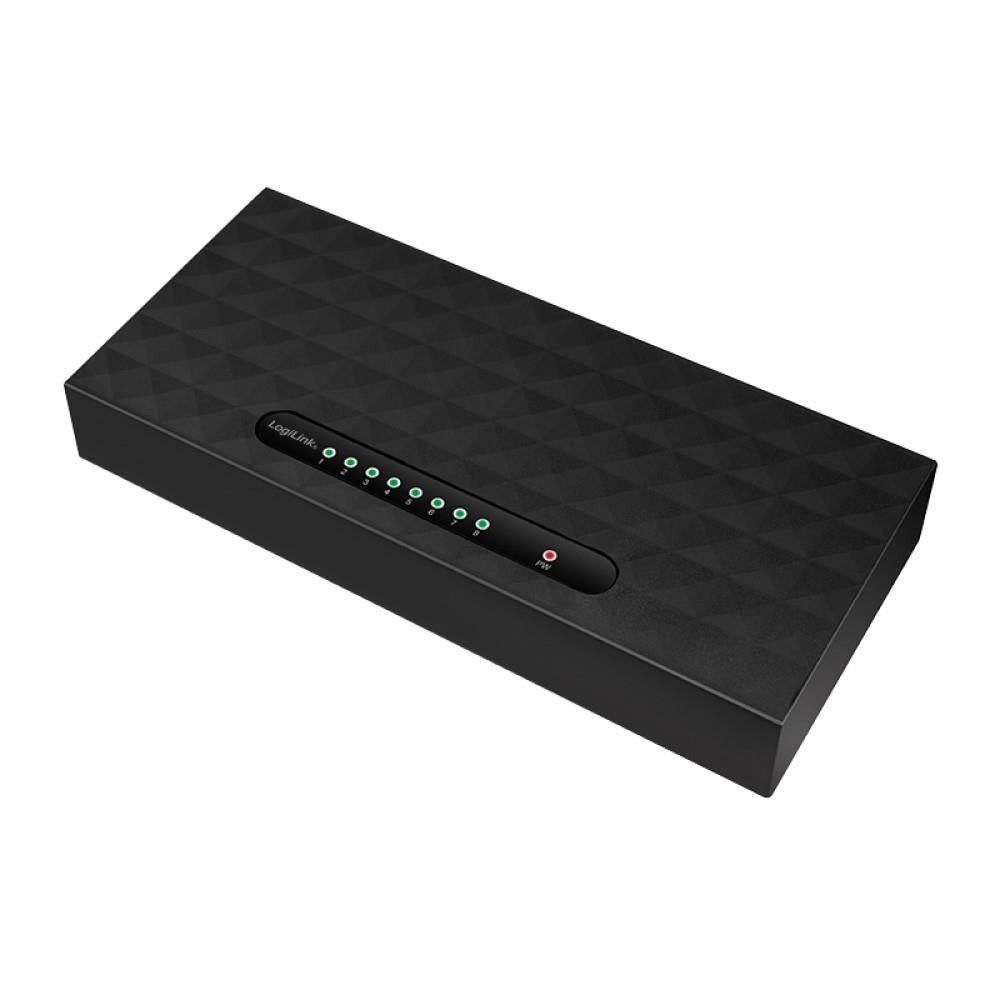 LogiLink Desktop Gigabit Switch 8-Port mit 8x RJ45