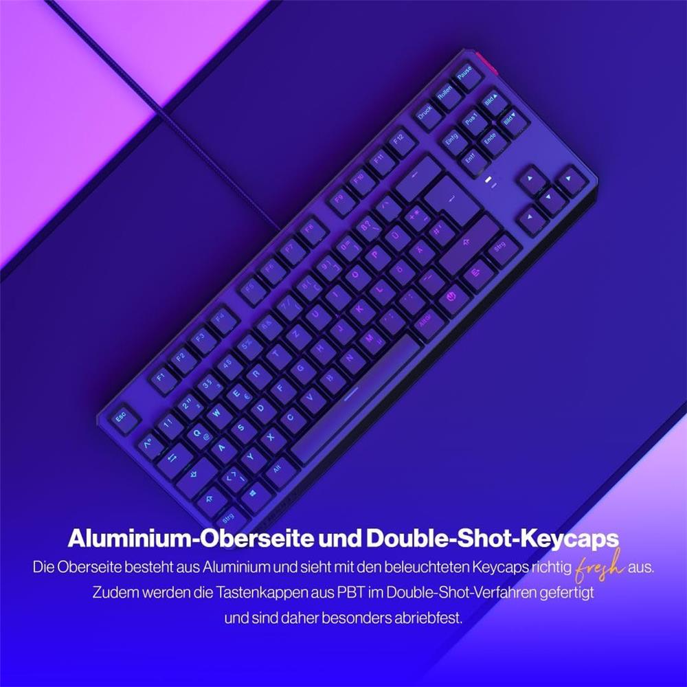 ENDORFY Keyboard Thock TKL, Gaming Tastatur, schwarz