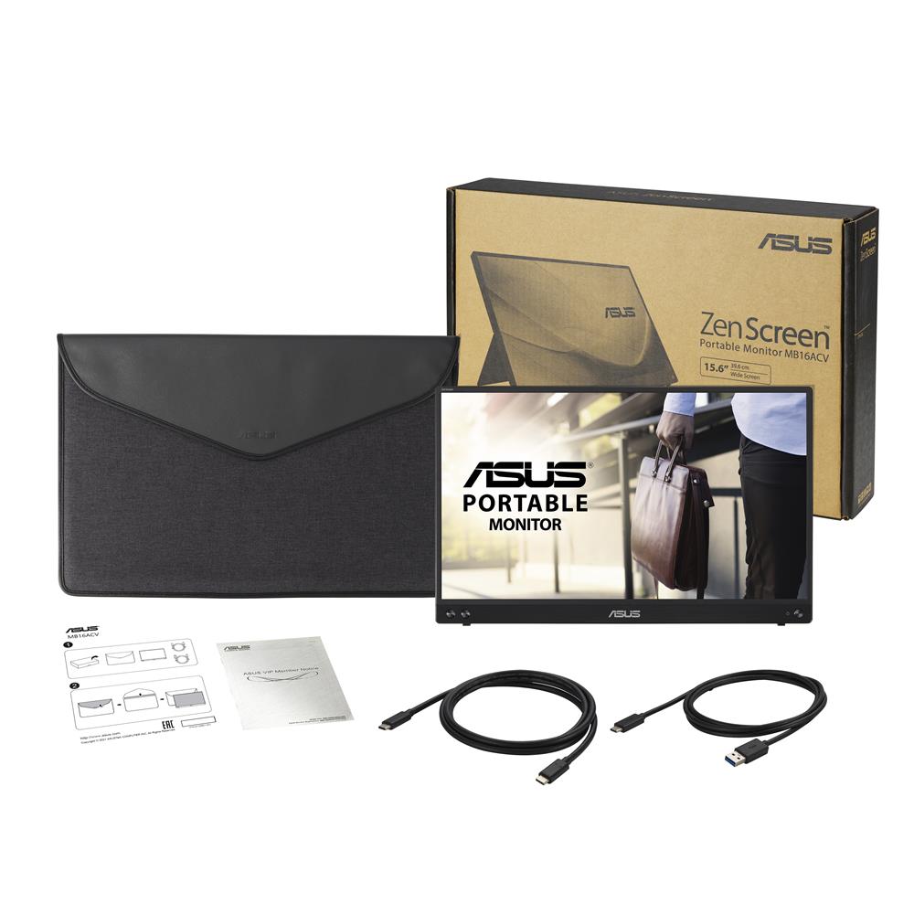 ASUS ZenScreen MB16ACV 39,62cm 15,6Zoll Portable USB Monitor Full HD IPS USB-C