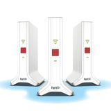 AVM FRITZ!Mesh Set 4200 3er-Set - Für bestes WLAN überall, Ideal für 5-7 Räume, Triband Wi-Fi 6