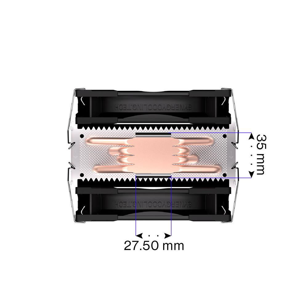 ENDORFY Fera 5 Dual Fan EY3A006, CPU-Kühler, Schwarz, Wärmeleitpaste inklusive