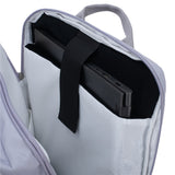 Camry CR 6881lp Reiserucksack 24L erweiterbar, Handgepäck Rucksack mit Laptopfach bis 15,6 Zoll, Business Backpack mit RFID-Fach, USB-Anschluss, Trolleykompatibel helllila