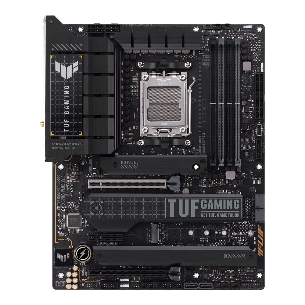 ASUS TUF GAMING X670E-PLUS WIFI Mainboard Sockel AMD AM5 Ryzen 7000 ATX PCIe 5.0 DDR5 M.2 WiFi 6E