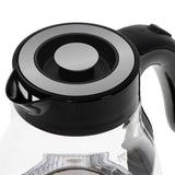 Camry CR 1300 Glas Wasserkocher 1,7 Liter mit LED Beleuchtung Edelstahl