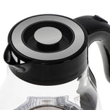 Camry CR 1300 Wasserkocher 1,7 Liter Glaskessel mit LED-Beleuchtung Edelstahl