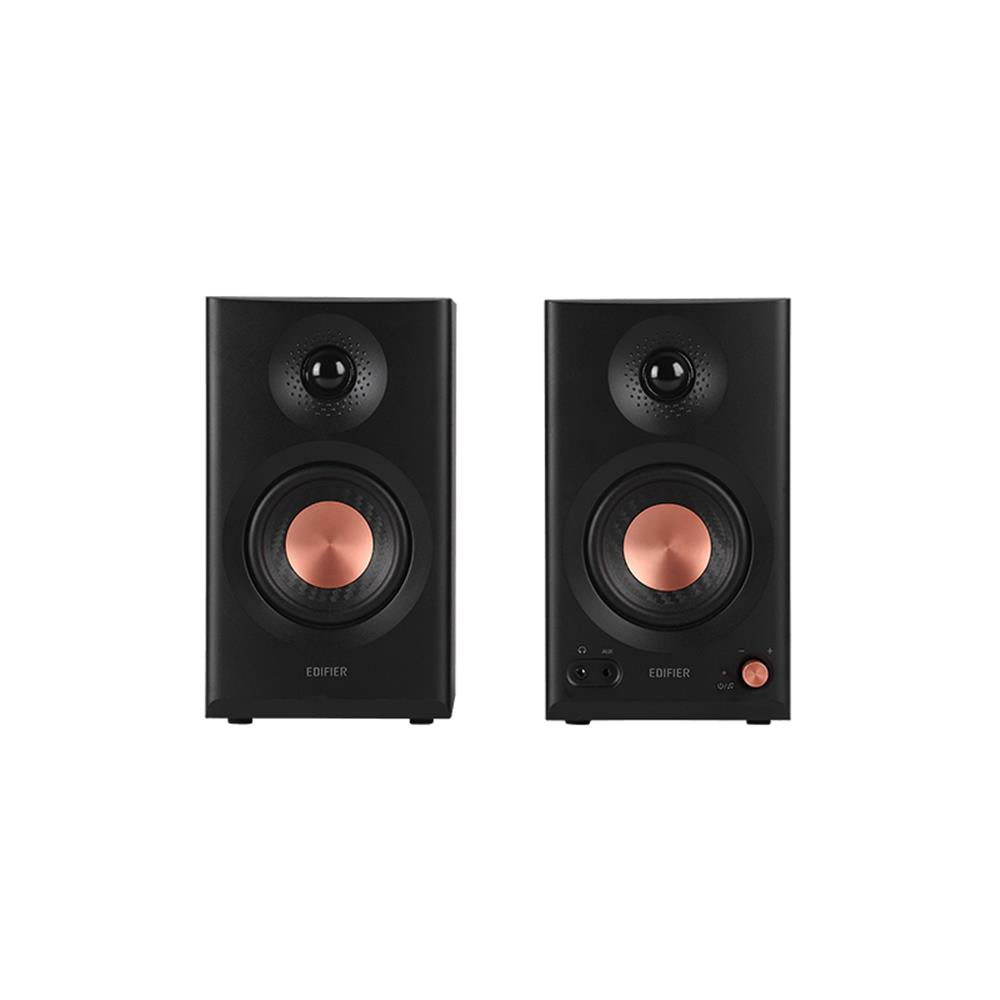 Edifier MR3 Bluetooth kompakte 2.0 Studiomonitore (36 Watt), Schwarz