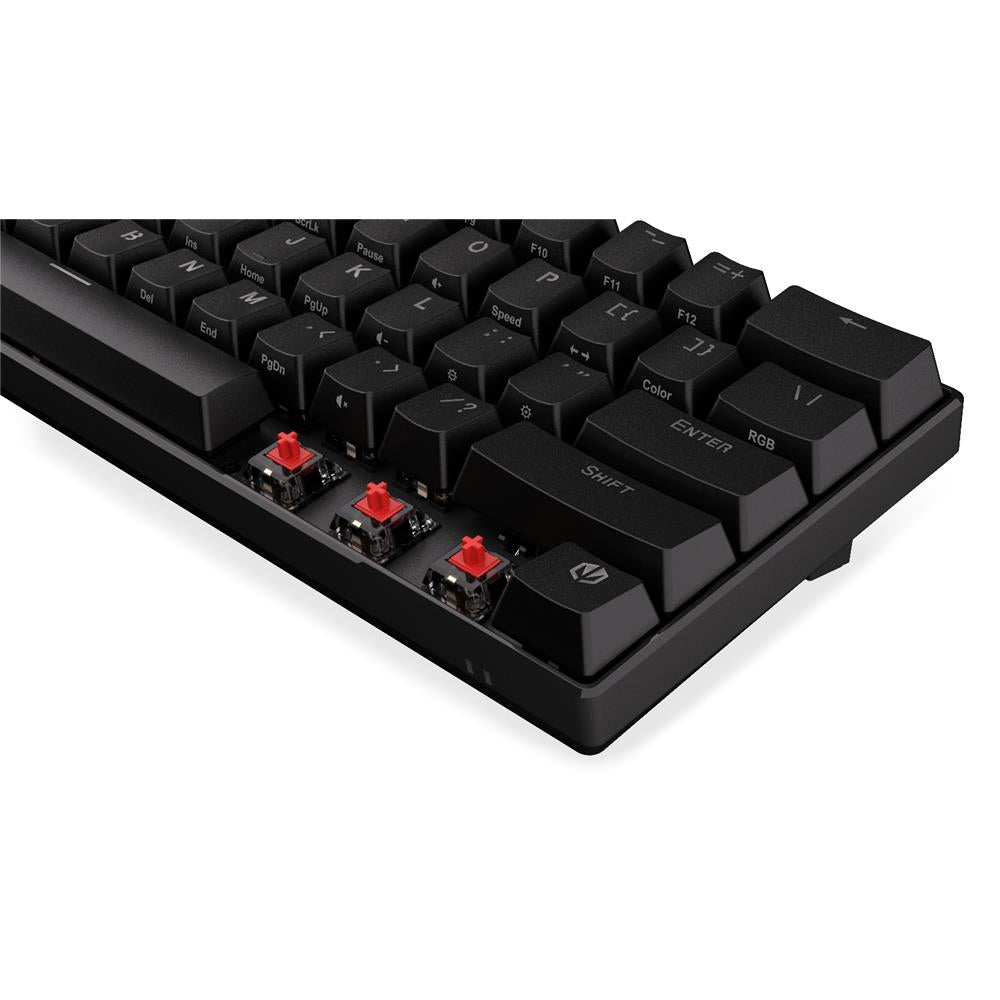 ENDORFY EY5A071 - Keyboards (US) Thock Compact Kailh RD, Tastatur, Schwarz, ENG-Layout, Beleuchtet