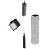 Adler AD 7077 Nass-Trockensauger 2-in-1 kabellos, Akku Hartbodenreiniger mit Saug- und Wischfunktion, HEPA 13, Selbstreinigung, LED Display, 27 Min Laufzeit, Weiß-Schwarz