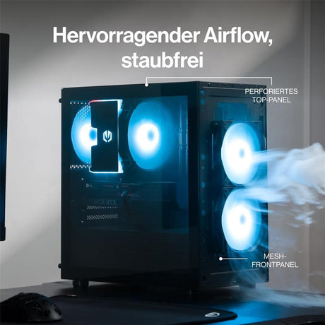 ENDORFY Signum M30 ARGB mATX PC‑Gehäuse – Airflow, ARGB‑Lüfter, USB‑C 20 Gbit/s