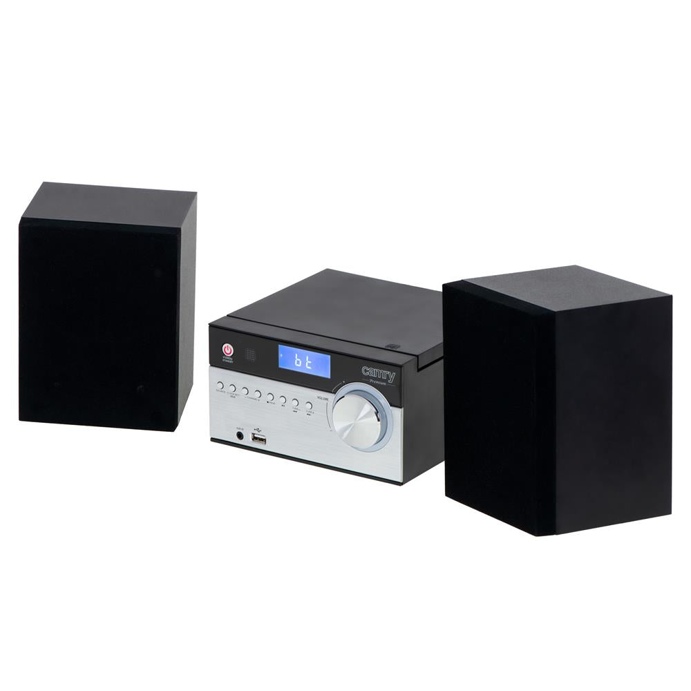 Camry CR 1173 Mini HiFi Anlage mit CD Player, Schwarz