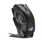 ASUS ROG Spatha X Gaming Maus kabellos kabelgebunden magnetische Ladestation 19.000 dpi Aura Sync