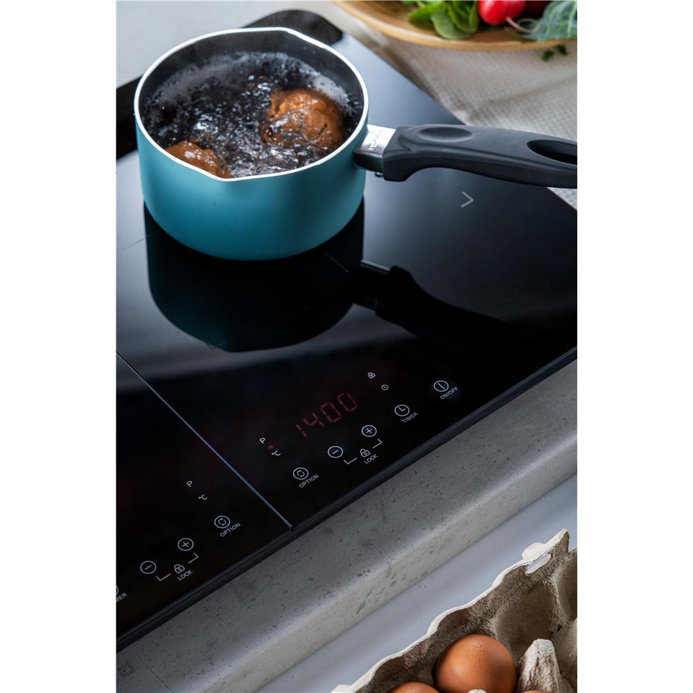Camry CR 6514 Induktionsherd 60 cm 2 Platten LCD Display schwarz