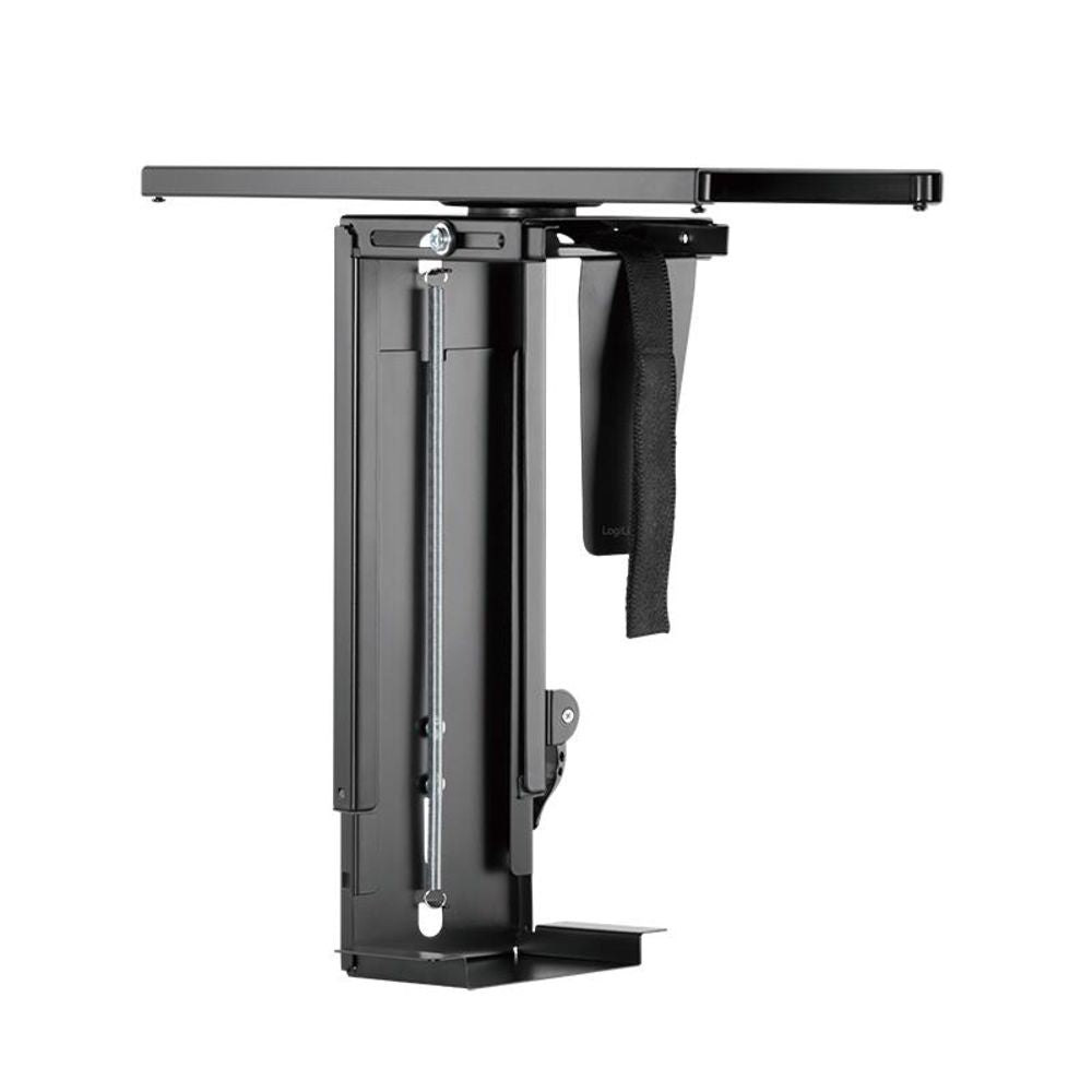 LogiLink Untertisch PC-Halterung drehbar 360° ausziehbar Schnellverschluss max.10kg