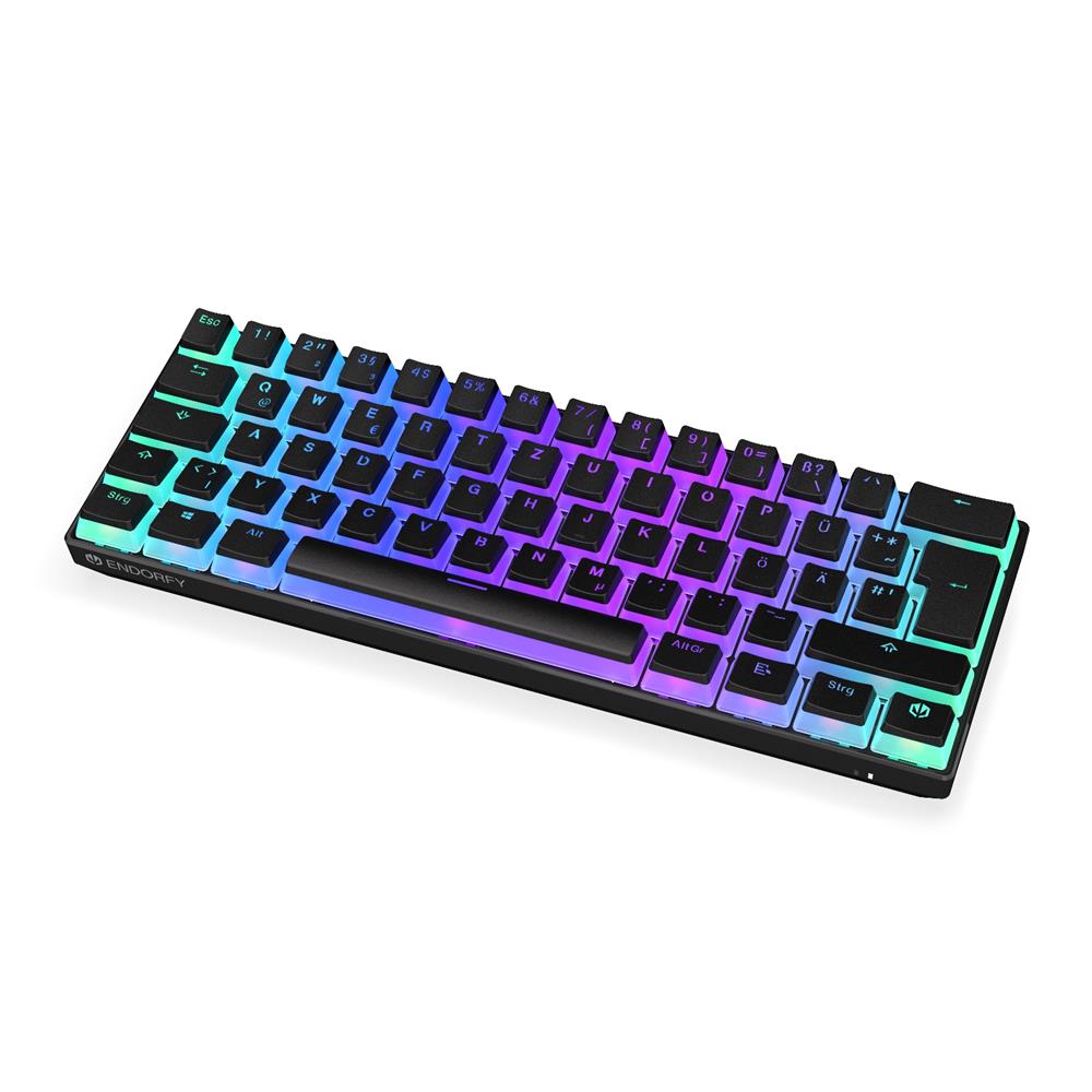 ENDORFY Thock Compact Wireless Tastatur DE Layout Kailh Box Black Schwarz Pudding