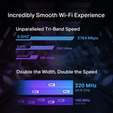 TP-Link Archer TBE550E BE9300 WiFi 7 PCIe Adapter Bluetooth 5.4 Tri Band