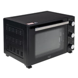 Adler AD 6028 Elektrobackofen 60 L mit Umluft Timer und Drehspieß Schwarz