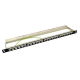 LogiLink 19" Patchpanel für 24 Keystone Module 0,5 HE schwarz unbestückt