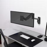 LogiLink Monitorhalterung, 17–49", Wandbefestigung, Gasdruckfeder, Flat & Curved Screens, Aluminium