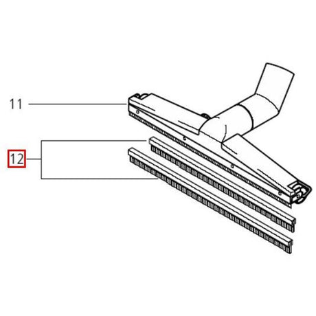 Nilfisk Original 15352 Sauglippenneinsatz-Set ATTIX DYNAMICS SQ 8 TURBO D