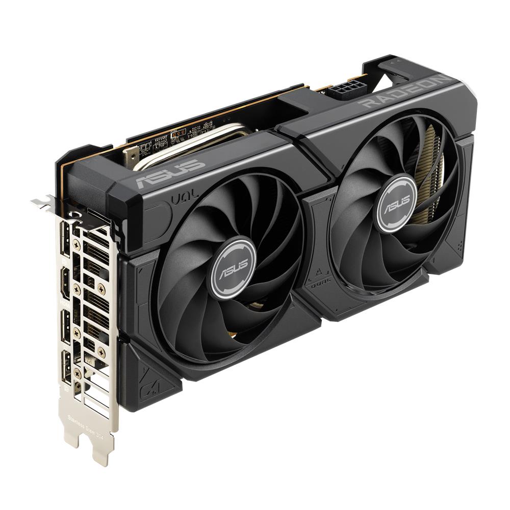ASUS Dual Radeon RX 7600 EVO OC 8GB GDDR6 Gaming Grafikkarte PCIe 4.0