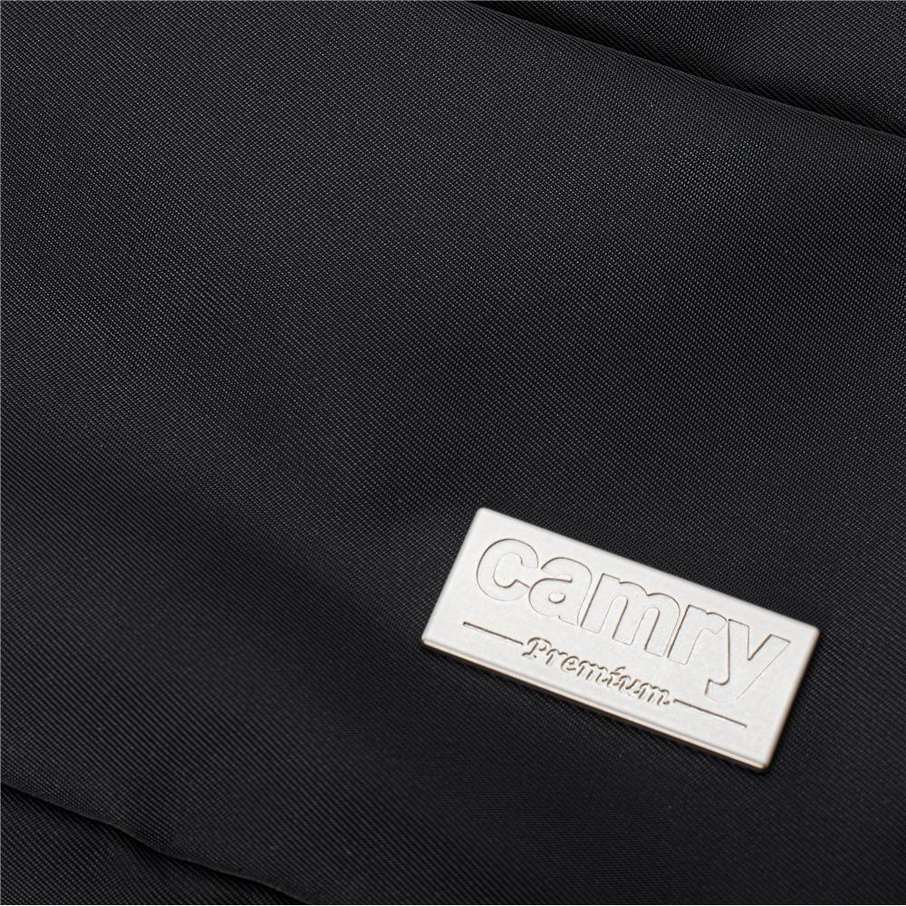 Camry CR 6881b Business Rucksack 24 L erweiterbar, Handgepäck Rucksack 40x20x30 cm, Laptoprucksack bis 15,6 Zoll, RFID, USB, YKK-Reißverschlüsse, wasserabweisend, schwarz