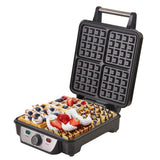 Camry CR 3025 Waffeleisen XXL 1500 Watt für 4 Waffeln