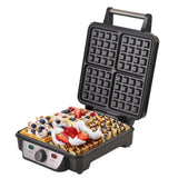 Camry CR 3025 Waffeleisen 4 Waffeln 1500 Watt Waffelmaker XXL für 4 Waffeln