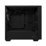 ASUS A21 PLUS TG ARGB Black microATX PC Gehäuse mit Mesh Front und 4 ARGB Lüftern