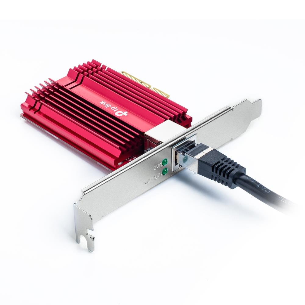 TP-Link TX401 10 Gigabit PCI Express Netzwerk Adapter mit PCIe 3.0