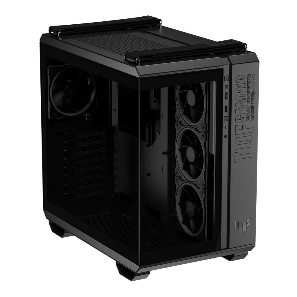 ASUS TUF Gaming GT502 Horizon TG ARGB Black Zweikammer PC Gehäuse mit 4 ARGB Lüftern