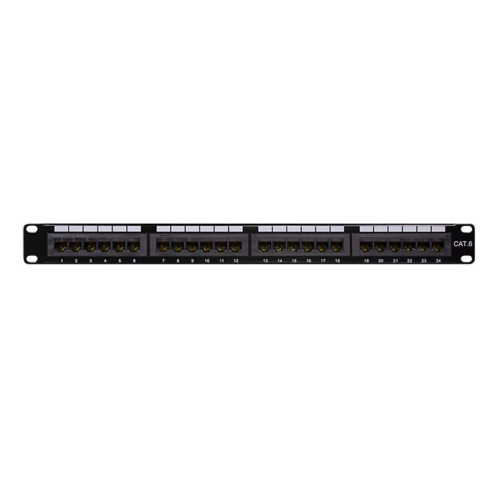 LogiLink CAT6 Patch Panel 19&quot 24-Port ungeschirmt,