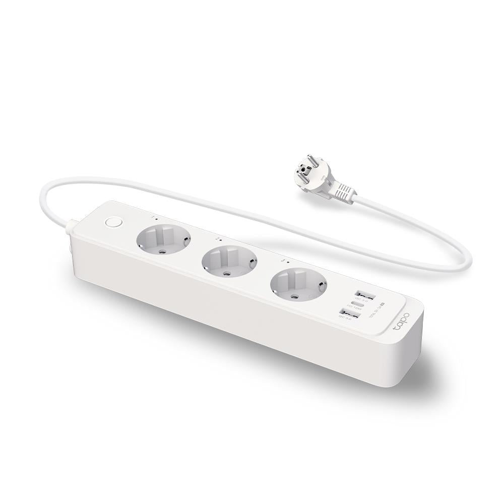 TP-Link Tapo P300 – Smarte WLAN-Steckdosenleiste mit 3 Steckplätzen & 3 USB-Ports