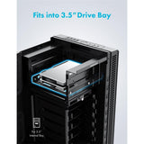 GRAUGEAR Konverter 2x 2,5 Zoll HDD SSD auf 3,5 Zoll Schacht