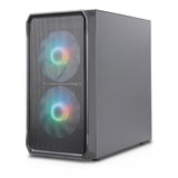Silentware Air 10 Black – Kompaktes mATX PC-Gehäuse mit Mesh-Front & Glas-Seitenfenster