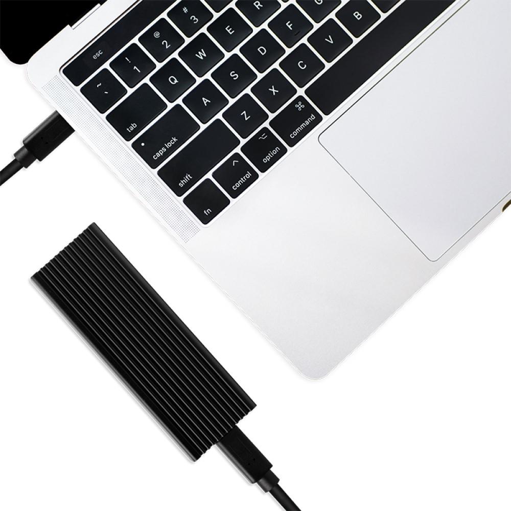 LogiLink Festplattengehäuse USB 3.2 Gen 2x1 SSD USB-C™ to PCIe NVMe bis 10Gbit/s